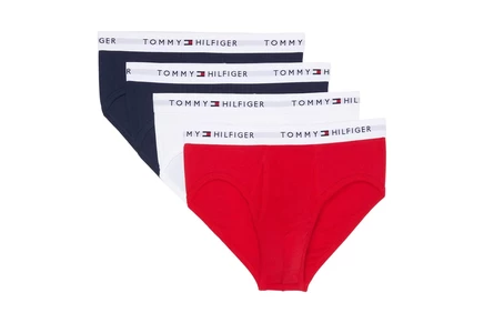 Мужские слипы Tommy Hilfiger Cotton Classics, махагон, 4 шт.