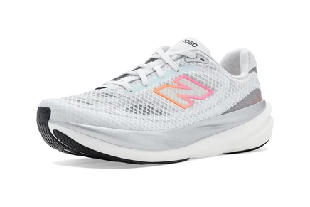 Женские кроссовки New Balance 1080 V15, бело-розовые