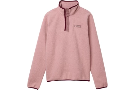 Пальто Columbia Kids Helvetia II Half Snap Fleece (Little Kid/Big Kid) black/city grey
