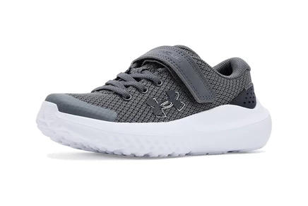 Детские кроссовки Under Armour Surge 4 с застёжкой, антрацит