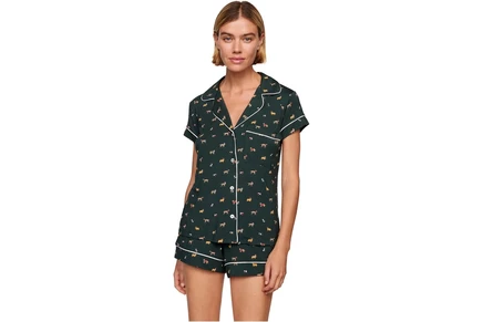 Пижама Eberjey Gisele Printed - The Shortie Short PJ Set