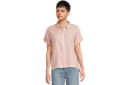 Женская рубашка L.L.Bean Mountainside Shirt Short Sleeve