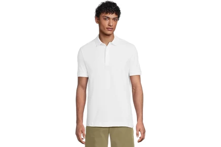 Мужская рубашка Lacoste Short Sleeve Solid Stretch Pique Regular white