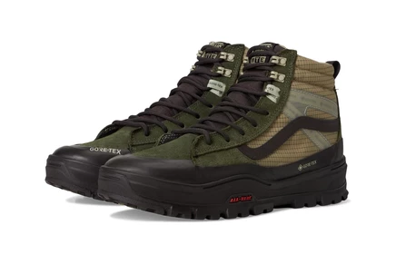 Унисекс кеды vans mte sk8-hi gore-tex, темно-зеленые/коричневые