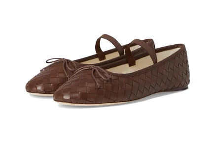 Женские балетки Loeffler Randall Leonie, цвета эспрессо