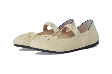 Детские туфли Rothy's Kids The Kids Bow Mary Jane, бежевые