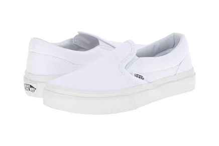 Детские кеды Vans Classic Slip-On, белые
