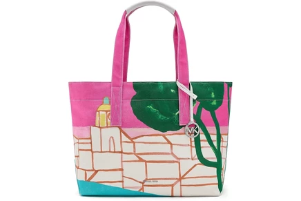 Сумка-тоут MICHAEL Michael Kors The Michael Bag, малиновая