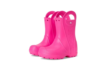 Резиновые сапоги для малышей Crocs Kids Handle It, розовые
