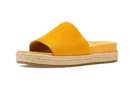 amber yellow suede