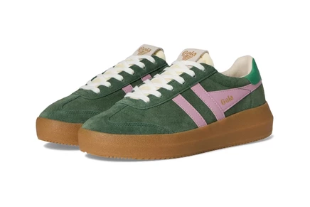 Женские кроссовки Gola Athena evergreen/candy/jade/gum