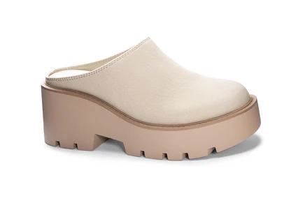 Dirty Laundry R-Test Suede Clogs beige