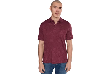 Мужская рубашка Johnston & Murphy Evans Jacquard Polo