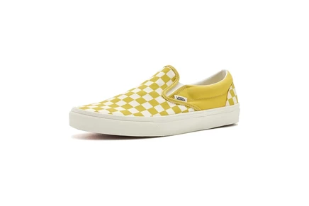 Мужские слипоны Vans Classic Slip-On, пыльно-золотистая клетка