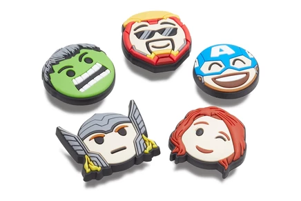 Crocs Jibbitz Characters avengers emojis 5-pack