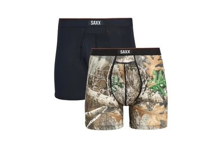 Мужские боксеры saxx multi-sport mesh, 2 шт., камуфляж/черные