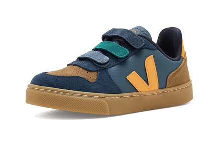 Детские кроссовки VEJA Small V-10, золотистые
