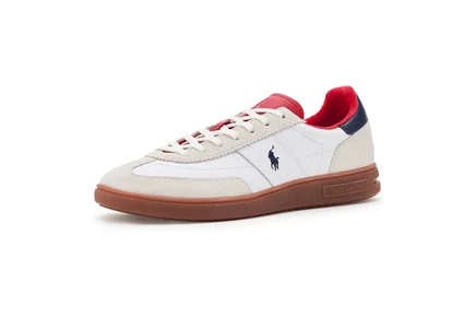 Мужские кроссовки Polo Ralph Lauren Bedford Leather-Suede Sneakers