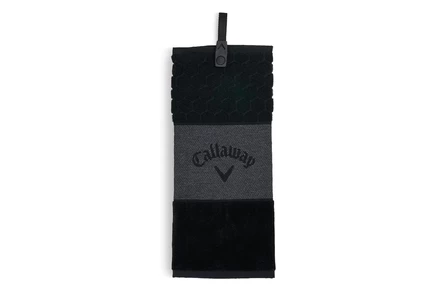 Полотенце для гольфа Callaway Trifold, черное