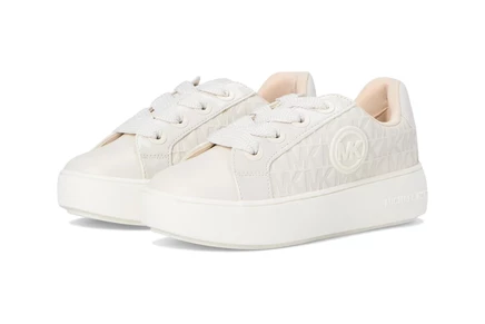 Женские кроссовки MICHAEL Michael Kors Kids Jordana Audrey (Little Kid/Big Kid) vanilla