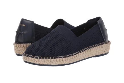 Женские эспадрильи Cole Haan Cloudfeel Stitchlite вязаные, морской синий
