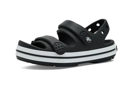 Сандалии Crocs для малышей Crocband Cruiser, черно-белые