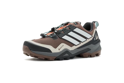 Женские треккинговые кроссовки adidas Terrex Skychaser GORE-TEX, коричнево-серо-голубые