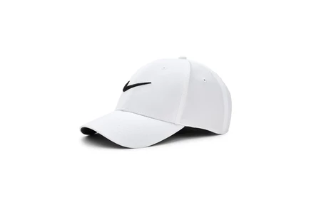 Бейсболка Nike Dri-FIT Club Swoosh, бело-черная