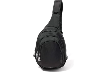 Женская сумка Baggallini Securtex Anti-Theft Triple Zip Sling