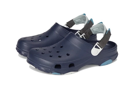 Унисекс клоги Crocs Classic, тёмно-синий/серый/голубой