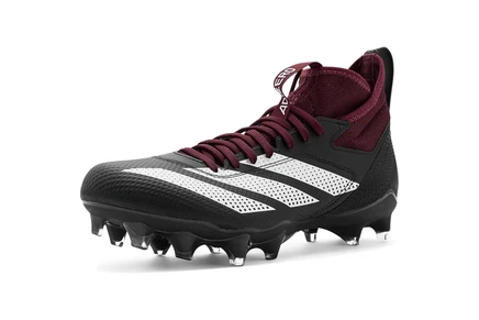 Мужские бутсы Adidas adizero Impact, бордовый/белый/черный