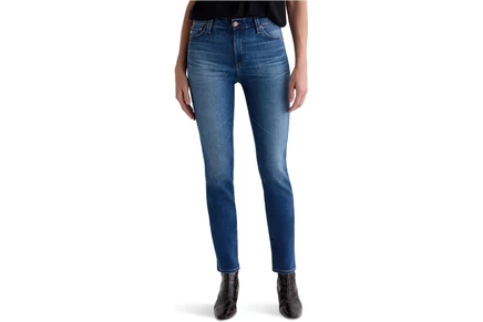 Джинсы AG Jeans Mari Mid Rise Slim Straight Jean In 12 Years Assumption