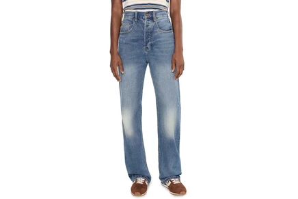 Liverpool Los Angeles Maisie High-Rise Vintage Straight Jeans nomad blue