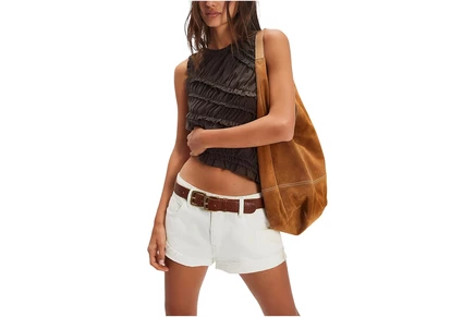 Топ Free People Pink Sands Smocked Top