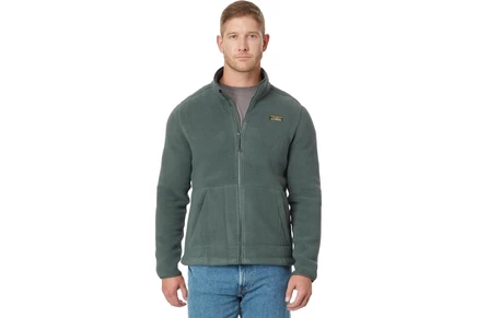 Мужская флисовая куртка L.L.Bean Mountain Classic, shadow green