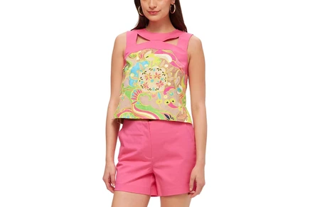 Женский топ Trina Turk Bev Top, разноцветный