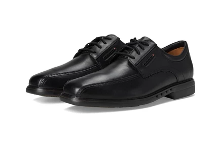 Мужские оксфорды Clarks Un Kendric Way, черные кожаные