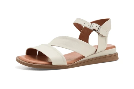 Miz Mooz Harmony Wedge Sandals cream