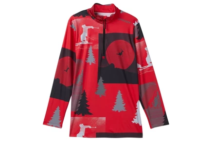 Детский пуловер Spyder Kids Jacobs 1/2 Zip, красный