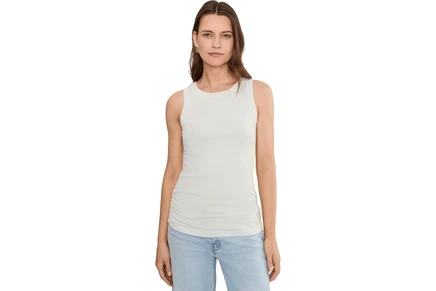 Женская футболка Michael Stars Halley Ruched Side Tank