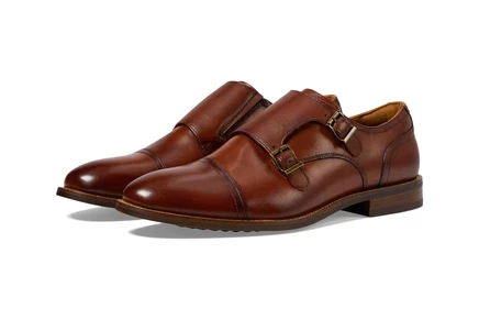 Мужские оксфорды Florsheim Rucci Double Monk, коньячные