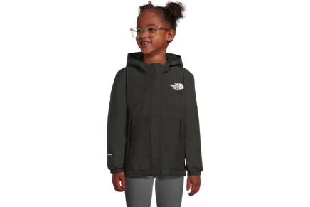 The North Face Kids Warm Antora Rain Jacket (Little Kids/Big Kids) tnf black/tnf black