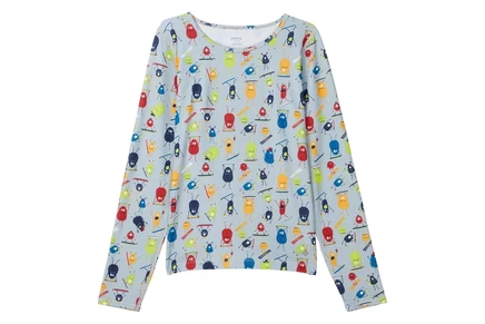 Пижама Hot Chillys Kids Originals Print Crew Neck (Little Kids/Big Kids)