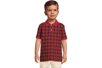 Поло для мальчиков Polo Ralph Lauren Kids Buffalo Check, красное