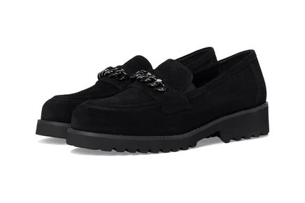 Vaneli Zoxfo black weatherproof suede