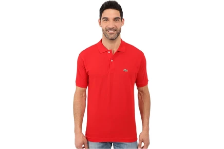 Мужская рубашка Lacoste L1212 Classic Pique Polo Shirt red
