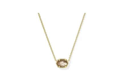Колье Kendra Scott Daphne Frame, золото, тауповый перламутр