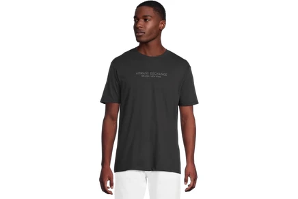 Мужская футболка Armani Exchange Milano/New York, синяя