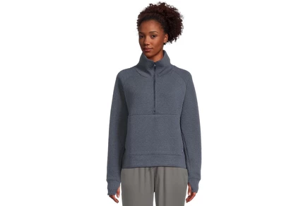 Женский свитшот L.L.Bean Ridgeknit Half Zipper Pullover
