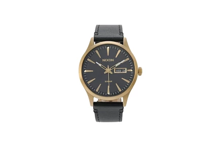 Мужские наручные часы Nixon Sentry Solar Leather